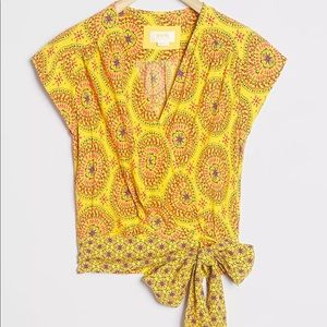Maeve by Anthropologie Marzia Wrap Blouse XS